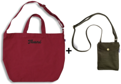 Set Bavlnka + Cross body mini