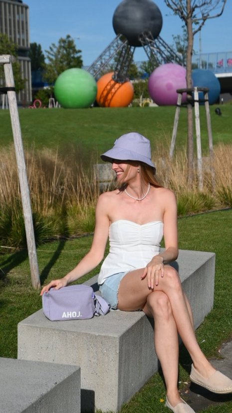 Set ľadvinka fialová L/XL