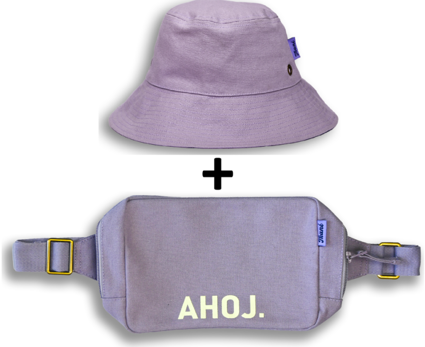 Set ľadvinka fialová L/XL