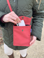 Cross body mini červená