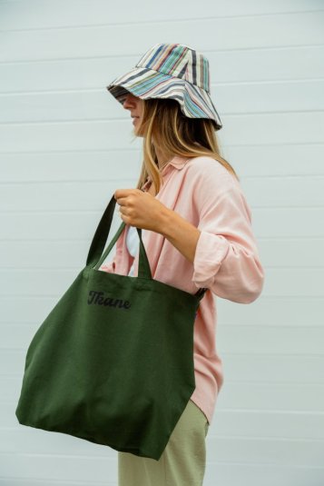 Cross-body Bavlnka zelená