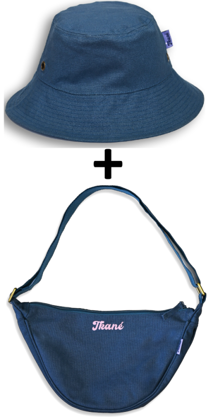 Set ľadvinka modrá L/XL