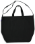Cross body Bavlnka černá se zipem