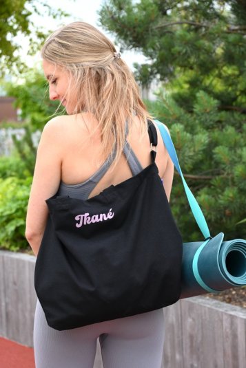 Cross-body Bavlnka čierna