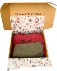 Praktický set červená
