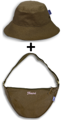 Set ledvinka hnědá L/XL